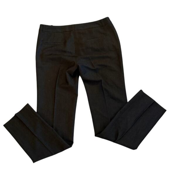 AMANDA + CHELSEA Women's Charcoal Grey Flat Front Dress Pants Size 6 - Picture 2 of 4
